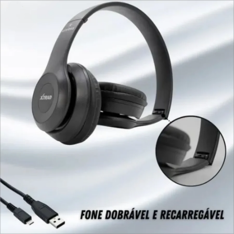 Fone De Ouvido Sem Fio Headphone Bluetooth Celular